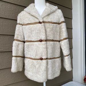 Vintage Betty Rose 1960s Faux Fur Teddy Coat See Measurements